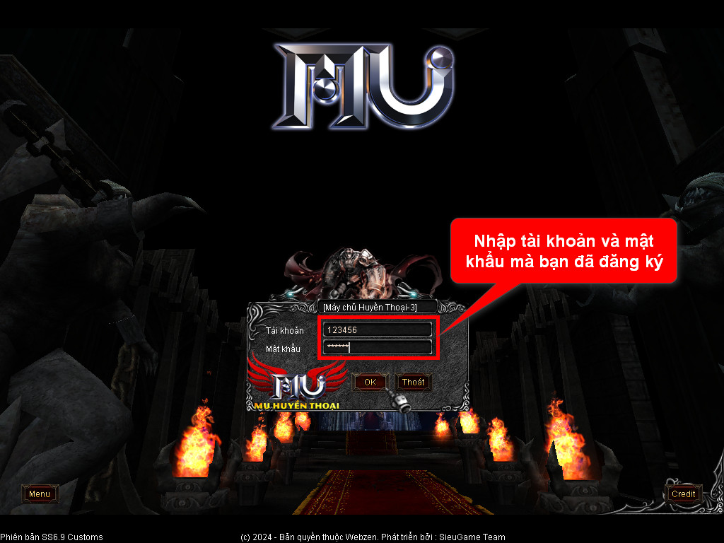 Chức năng chính của Game MU An Việt Chức năng chính của Game MU An Việt