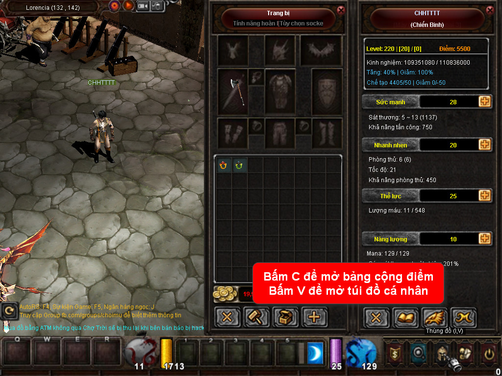 Chức năng chính của Game MU An Việt Chức năng chính của Game MU An Việt