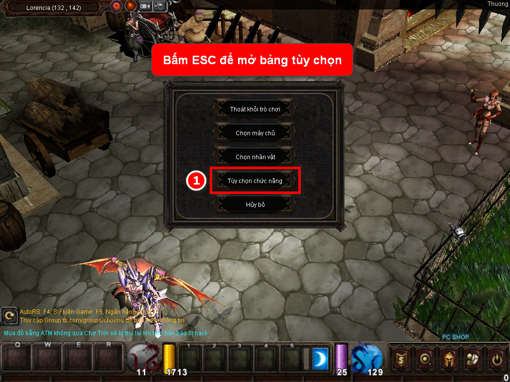 Chức năng chính của Game MU An Việt Chức năng chính của Game MU An Việt