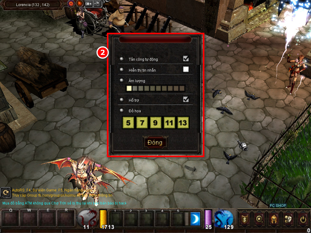 Chức năng chính của Game MU An Việt Chức năng chính của Game MU An Việt